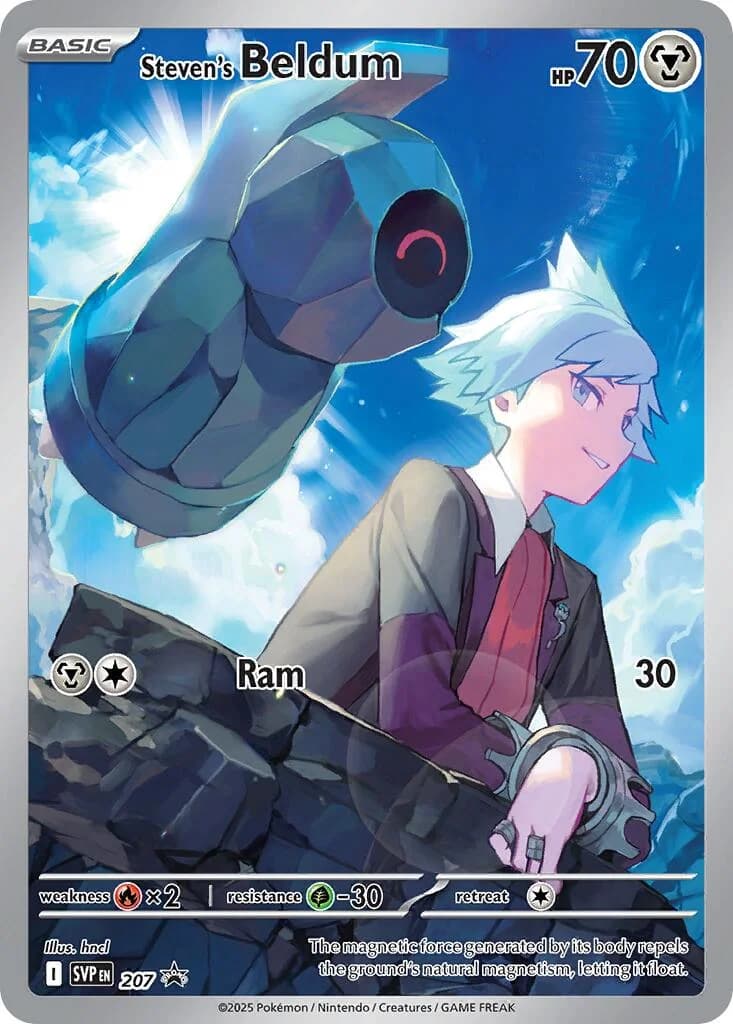 Steven's Beldum Promo 207 Pokémon card