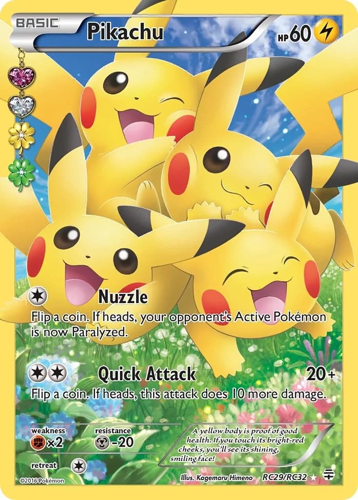 Pikachu Generations RC29 Pokémon card
