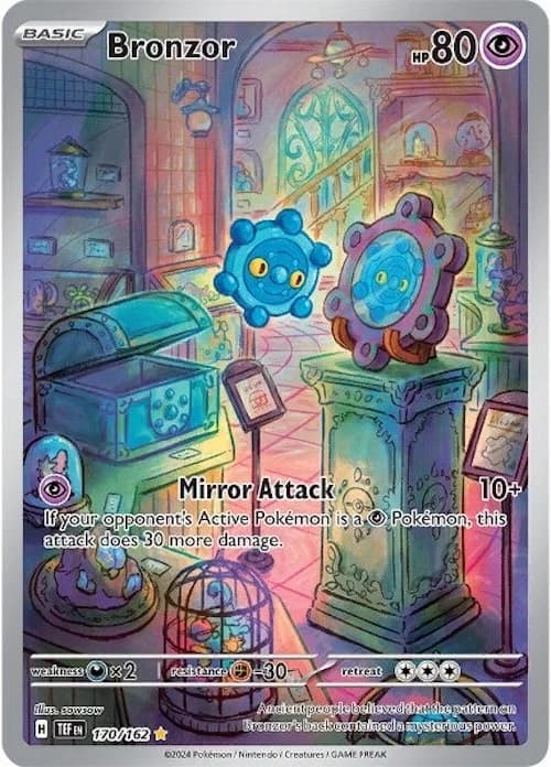 Bronzor Temporal Forces 170 Pokémon card