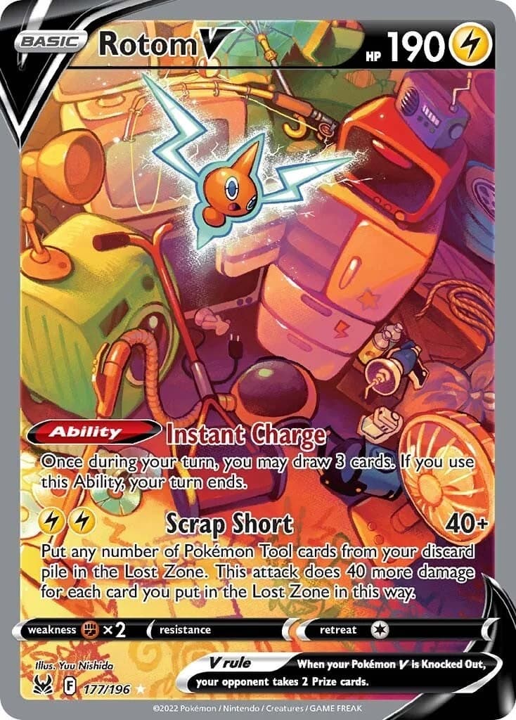 Rotom V Lost Origin 177 Pokémon card