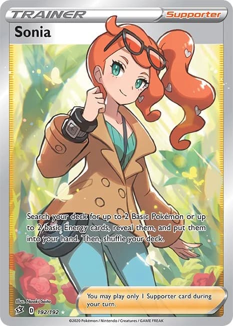 Sonia Rebel Clash 192 Pokémon card