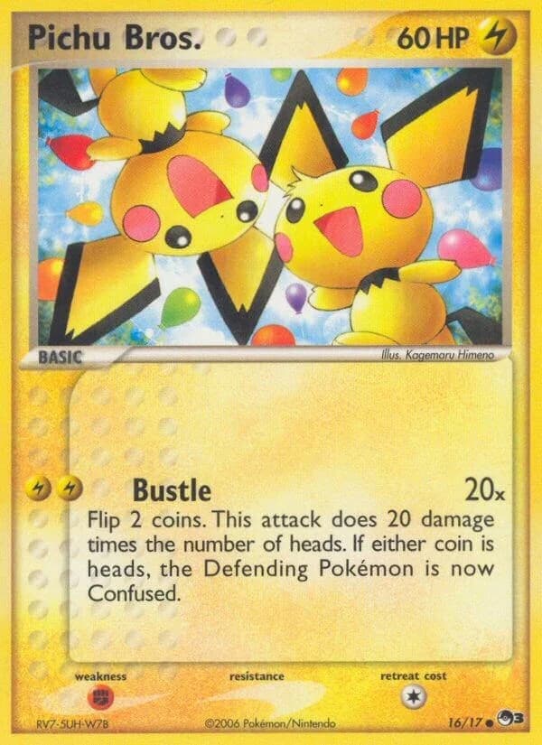 Pichu Bros. POP Series 3 16 Pokémon card
