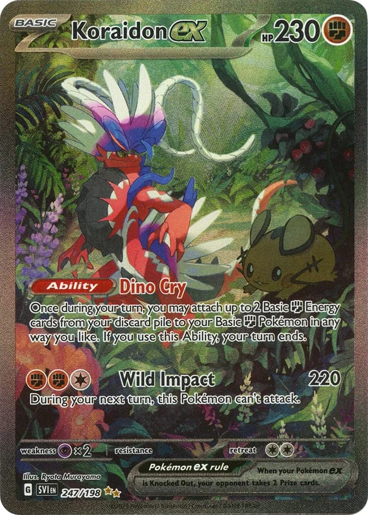 Koraidon ex Scarlet & Violet 247 Pokémon card