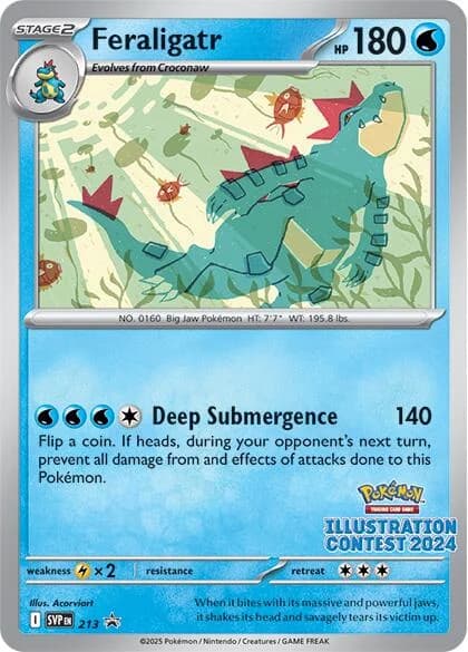Feraligatr Promo 213 Pokémon card