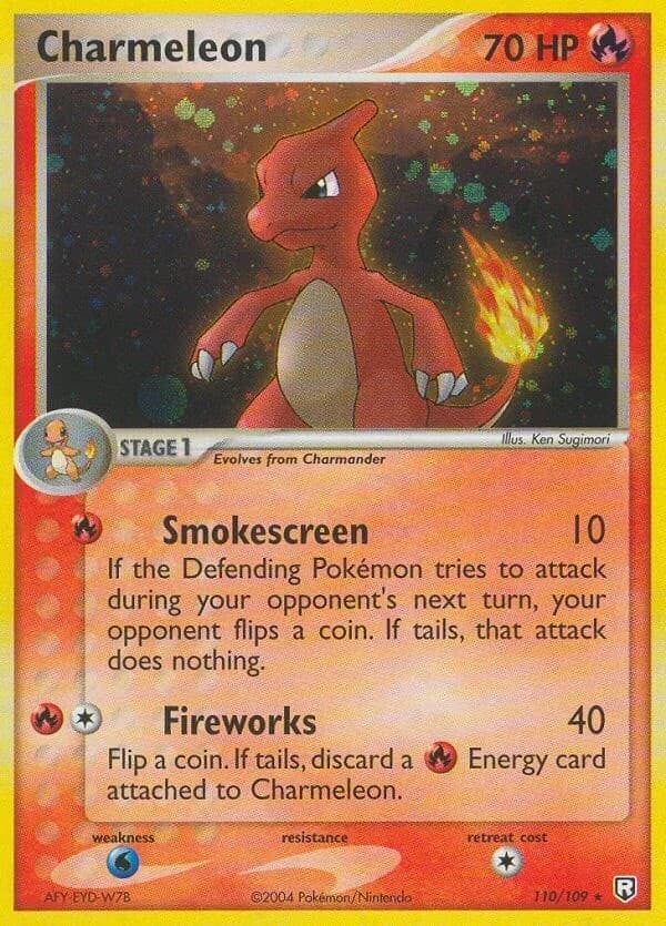 Charmeleon Team Rocket Returns 110 Pokémon card