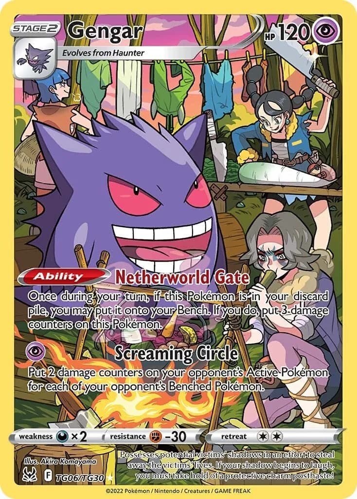 Gengar Lost Origin TG06 Pokémon card