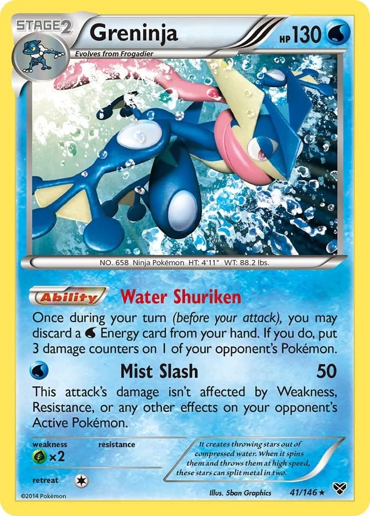 Greninja XY 41 Pokémon card