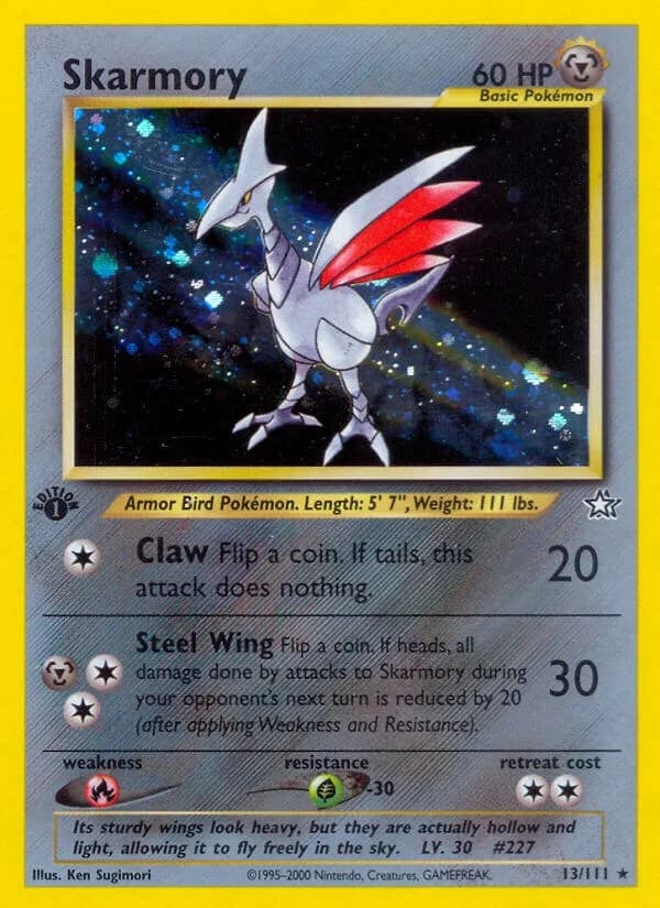 Skarmory [1st Edition] Neo Genesis 13 Pokémon card