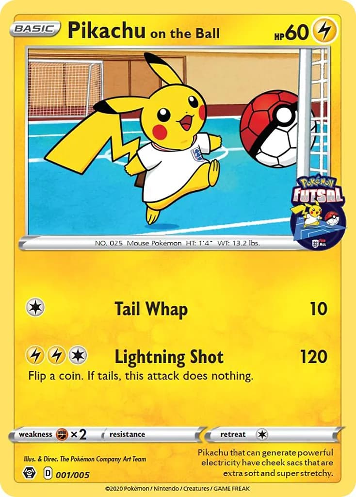 Pikachu on the Ball Promo 1 Pokémon card