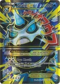 M Glalie EX BREAKthrough 156 Pokémon card