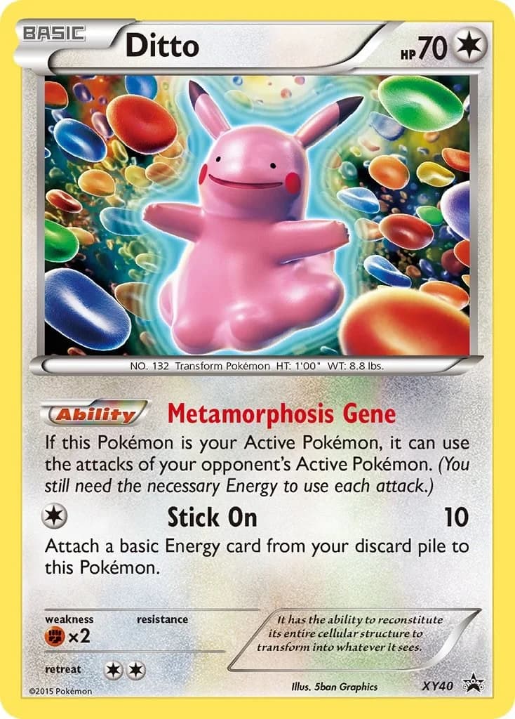 Ditto Promo XY40 Pokémon card