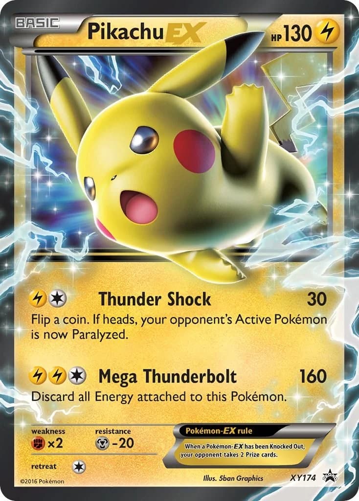 Pikachu EX Promo XY174 Pokémon card