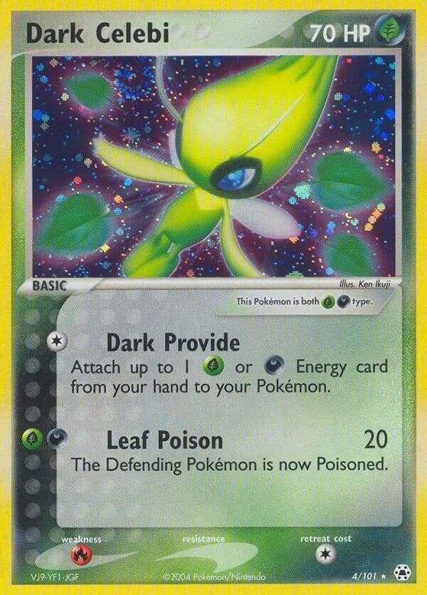 Dark Celebi Hidden Legends 4 Pokémon card