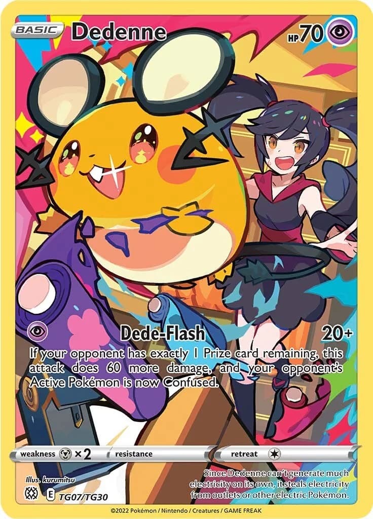 Dedenne Brilliant Stars TG07 Pokémon card