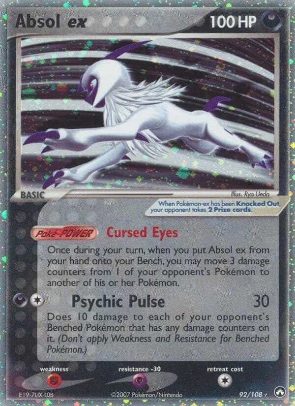 Absol EX Power Keepers 92 Pokémon card