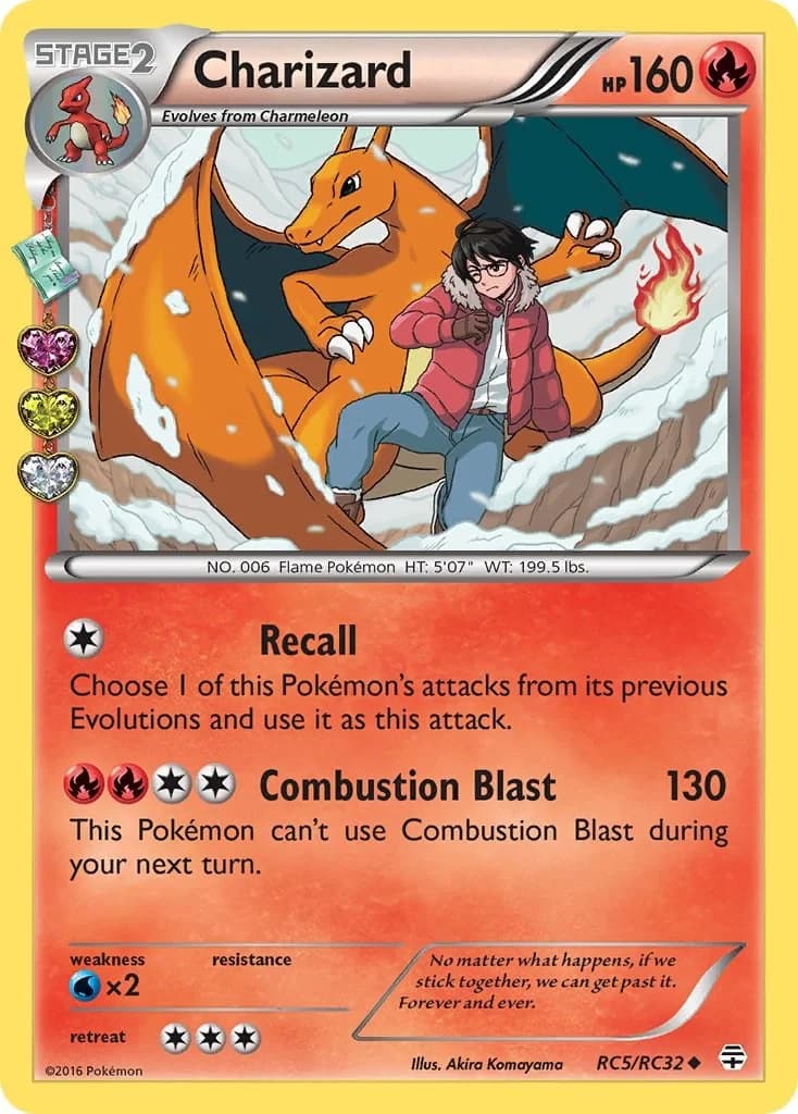 Charizard Generations RC5 Pokémon card