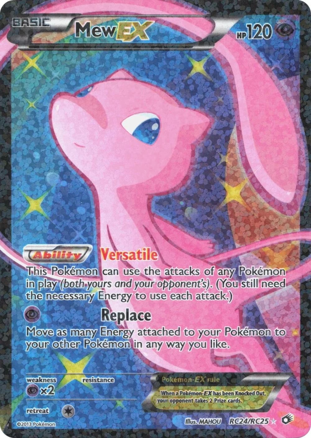 Mew EX Legendary Treasures RC24 Pokémon card