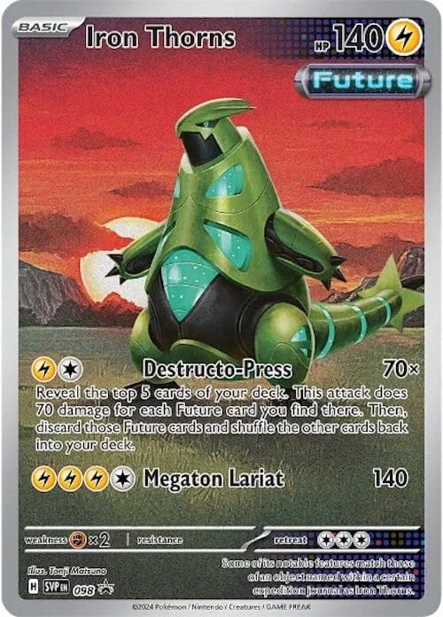 Iron Thorns Promo 98 Pokémon card