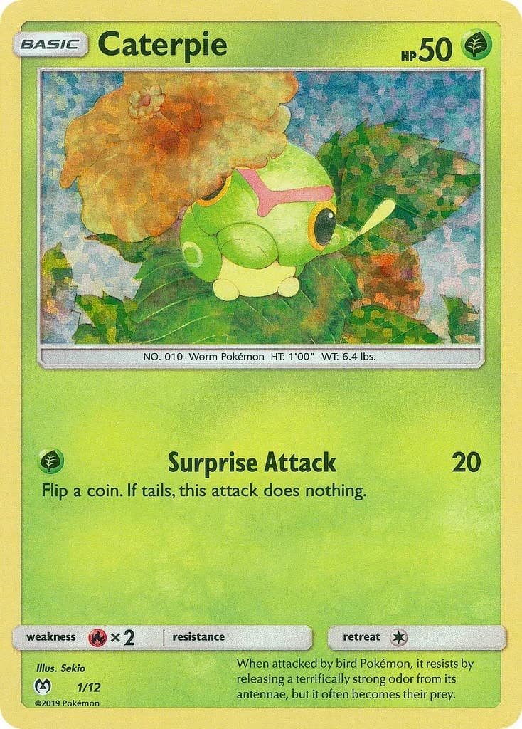 Caterpie McDonalds 2019 1 Pokémon card