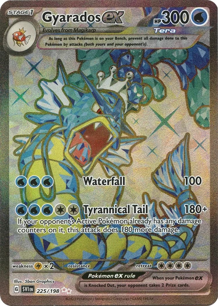 Gyarados ex Scarlet & Violet 225 Pokémon card