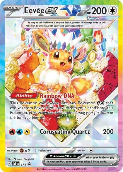 Eevee Ex Promo 174 Pokémon card