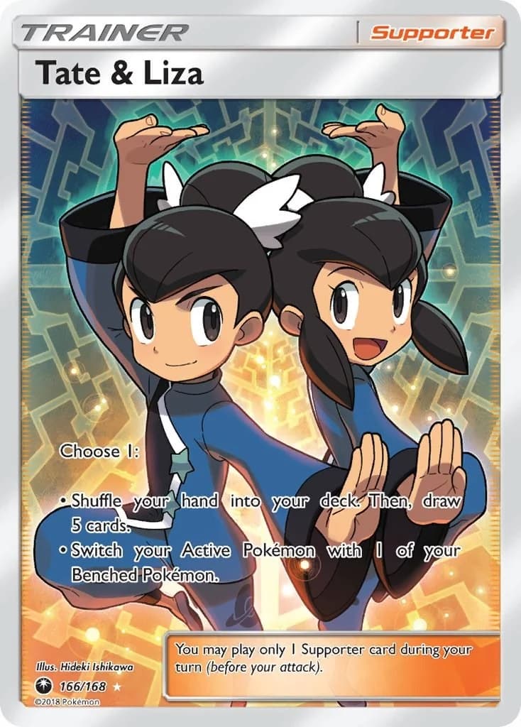 Tate & Liza Celestial Storm 166 Pokémon card