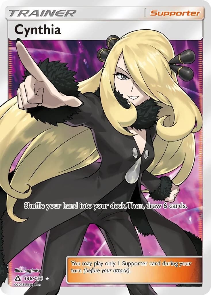 Cynthia Ultra Prism 148 Pokémon card