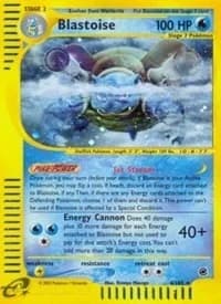 Blastoise Expedition 4 Pokémon card