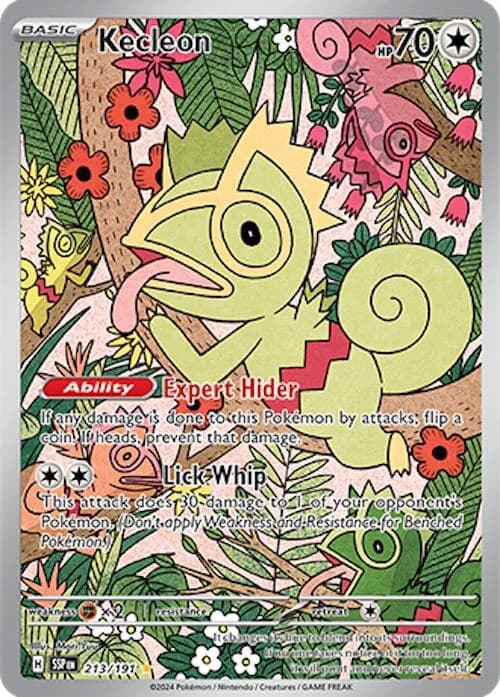 Kecleon Surging Sparks 213 Pokémon card