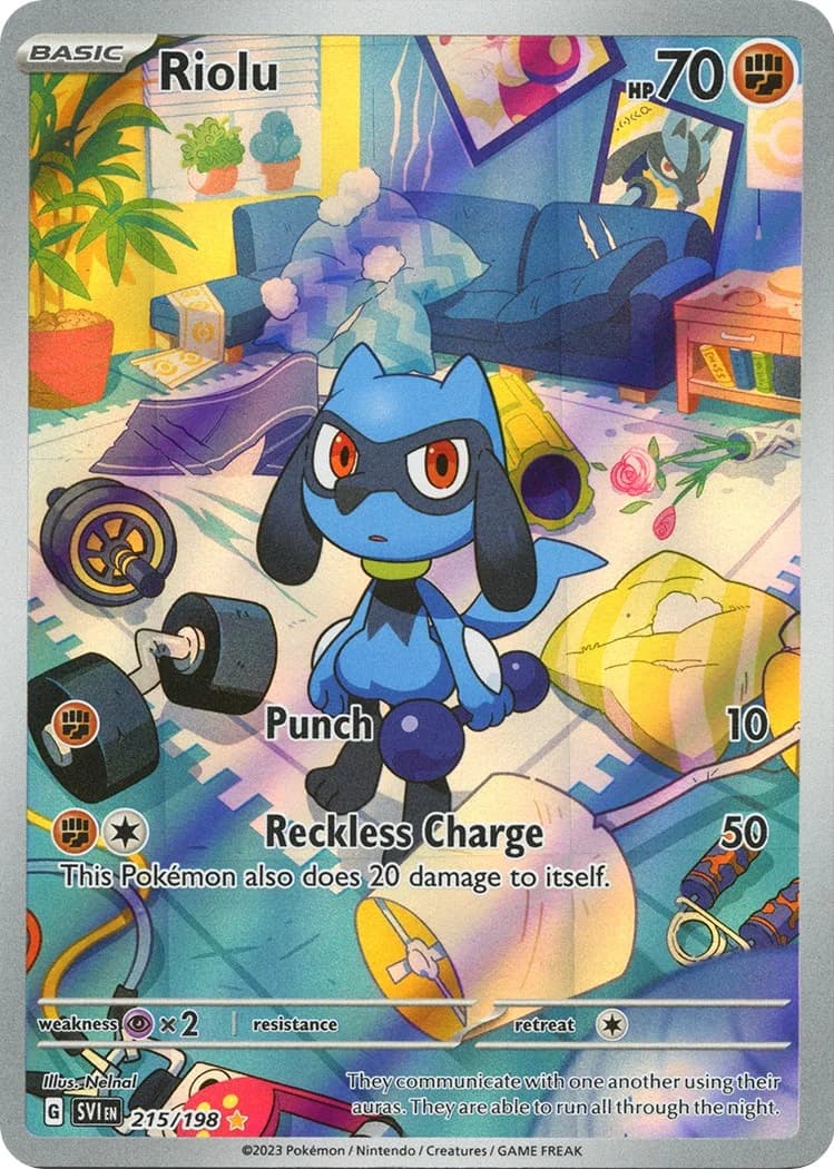 Riolu Scarlet & Violet 215 Pokémon card