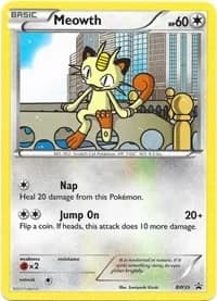 Meowth Promo BW35 Pokémon card