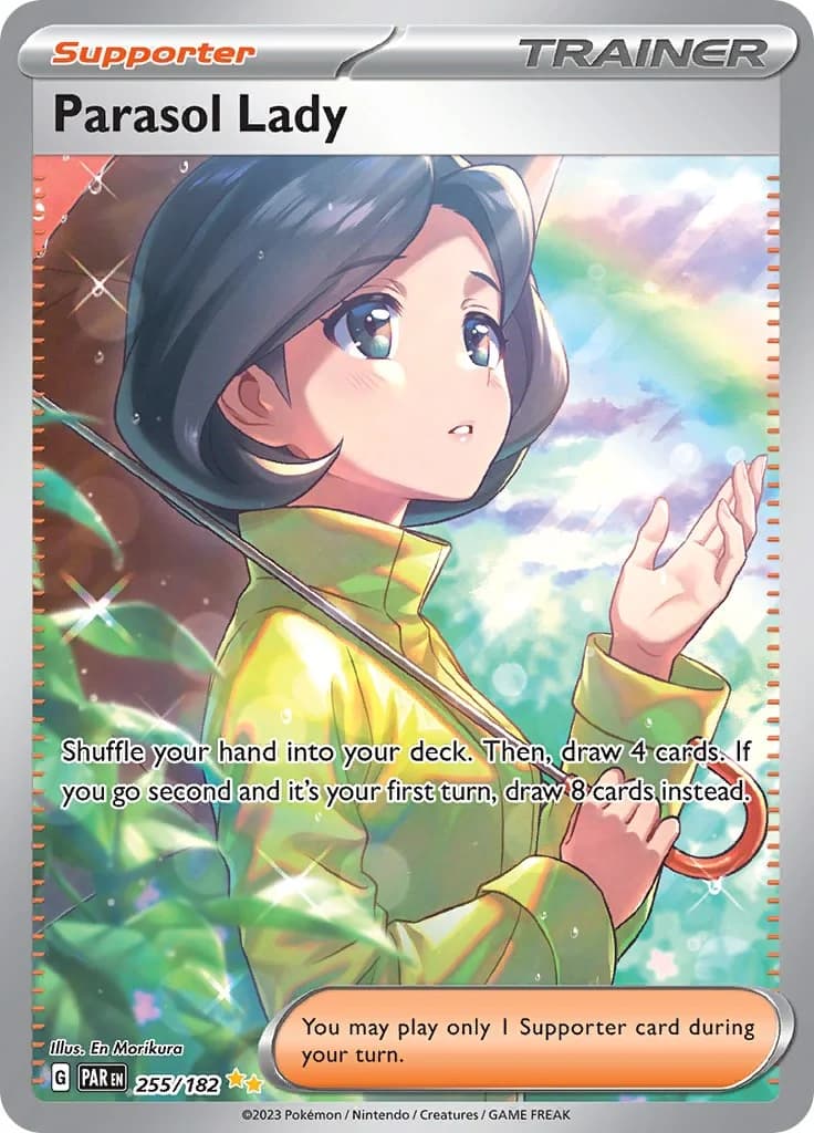 Parasol Lady Paradox Rift 255 Pokémon card
