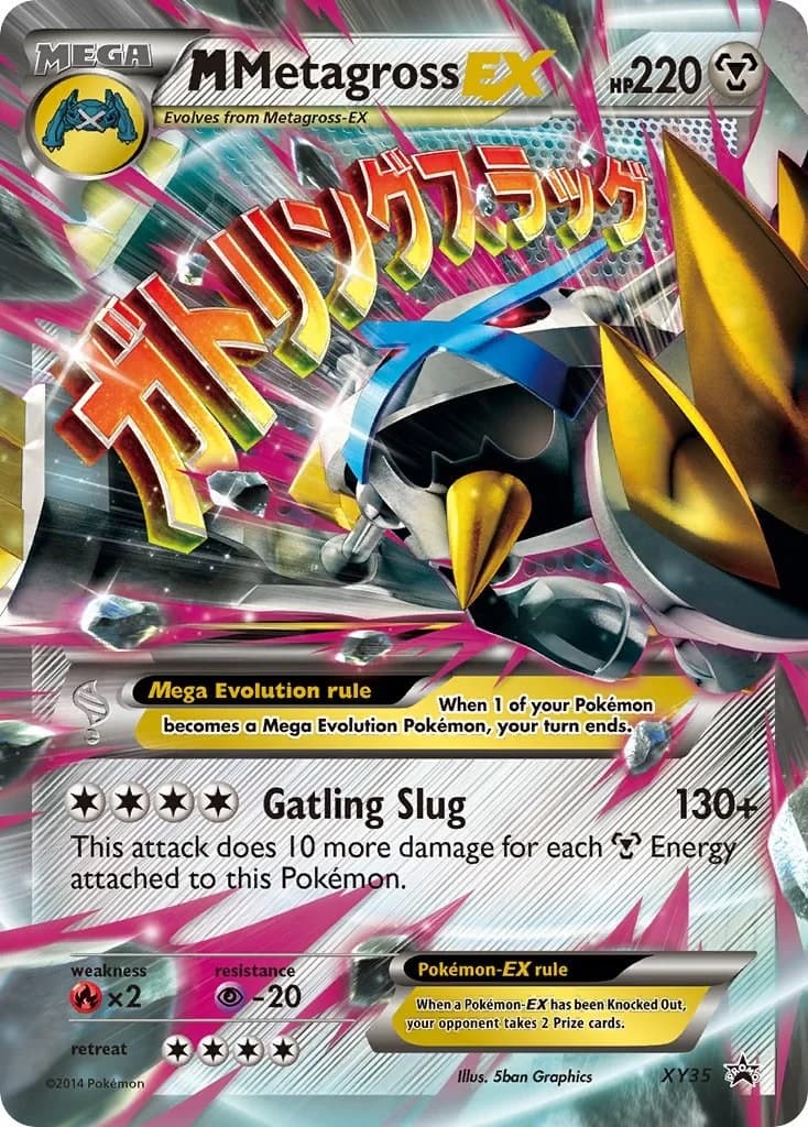 Mega Metagross EX Promo XY35 Pokémon card