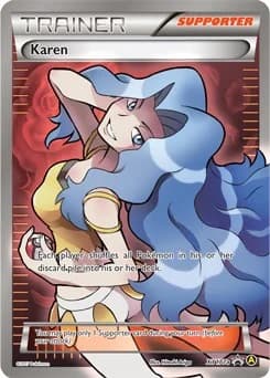 Karen Promo XY177a Pokémon card