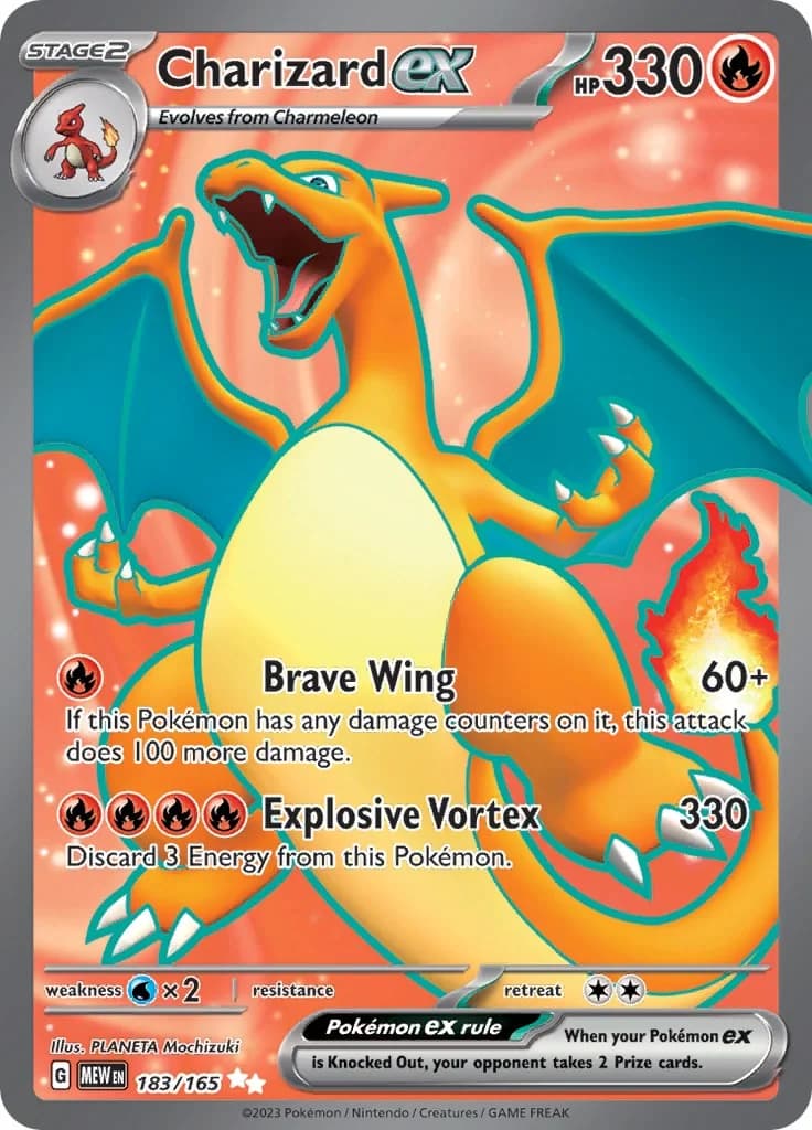 Charizard ex Scarlet & Violet 151 183 Pokémon card