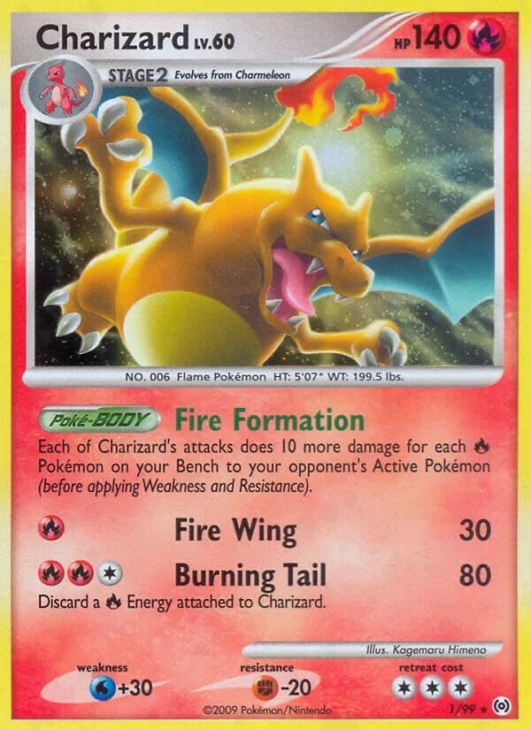 Charizard Arceus 1 Pokémon card