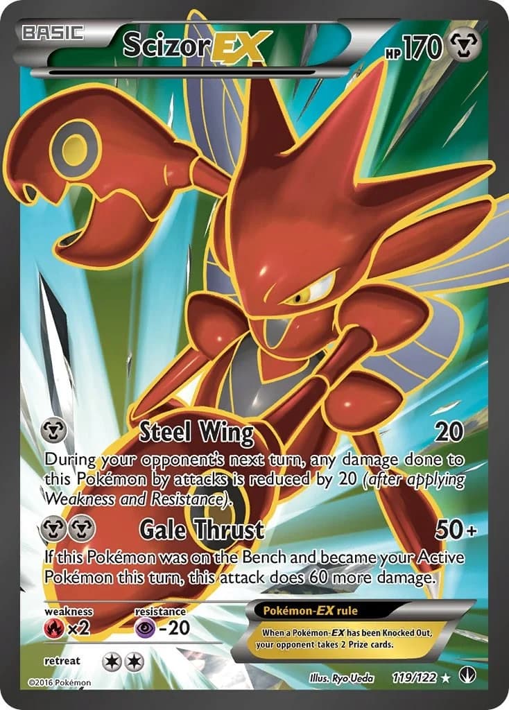 Scizor EX BREAKpoint 119 Pokémon card