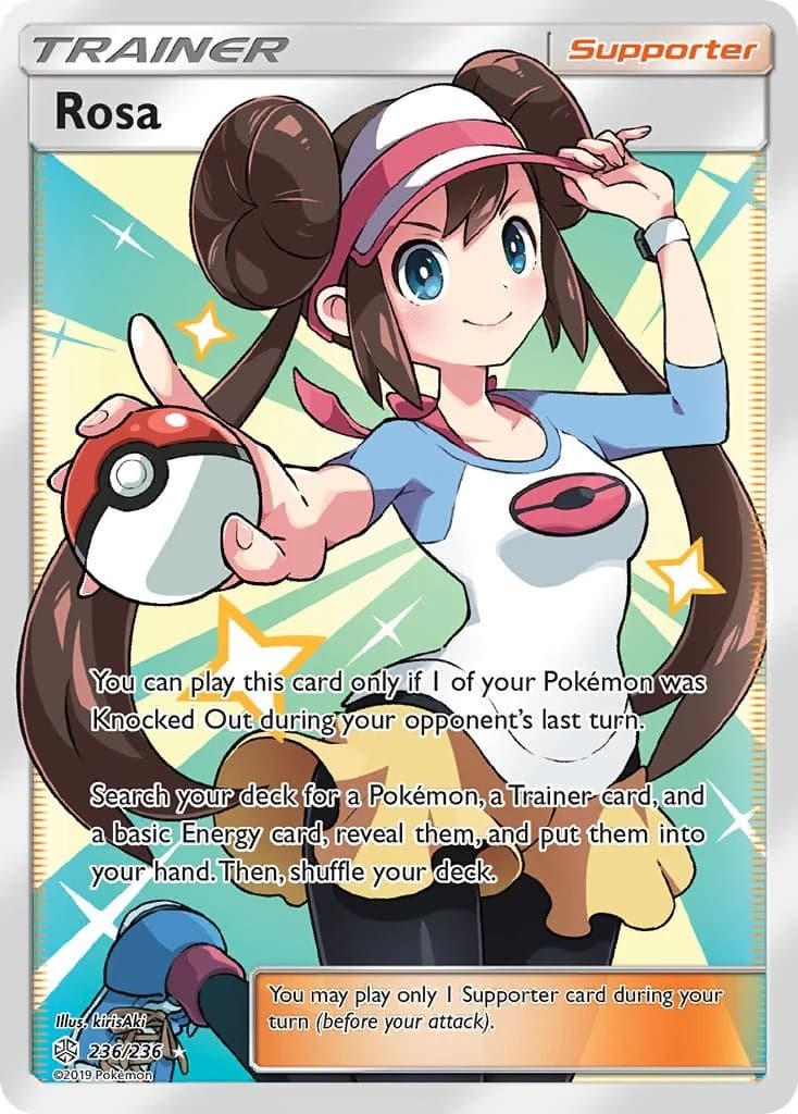 Rosa Cosmic Eclipse 236 Pokémon card
