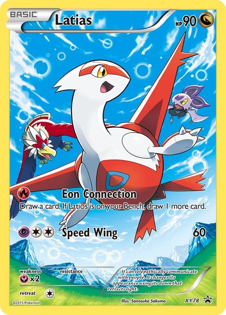 Latias Promo XY78 Pokémon card