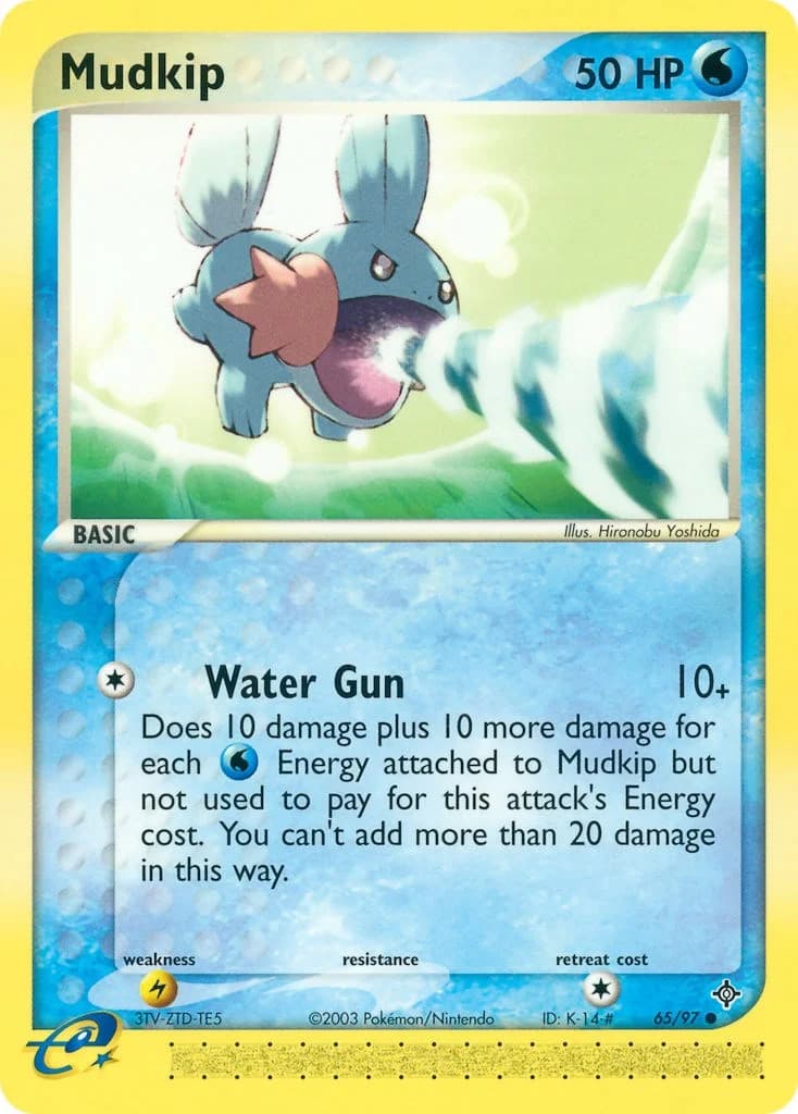 Mudkip Dragon 65 Pokémon card