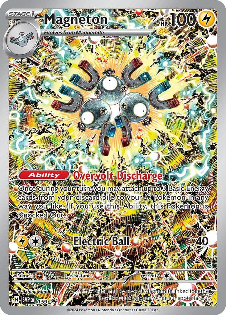 Magneton Promo 159 Pokémon card
