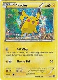 Pikachu McDonalds 2015 6 Pokémon card