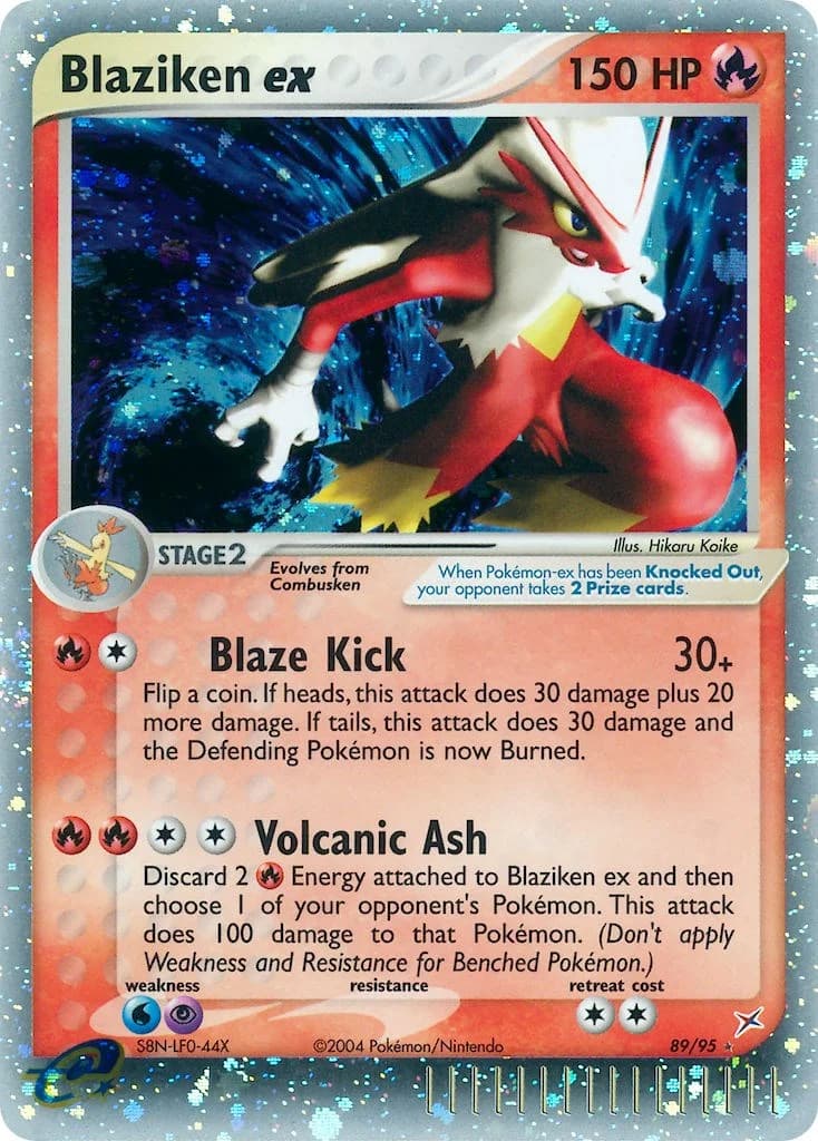 Blaziken EX Team Magma & Team Aqua 89 Pokémon card