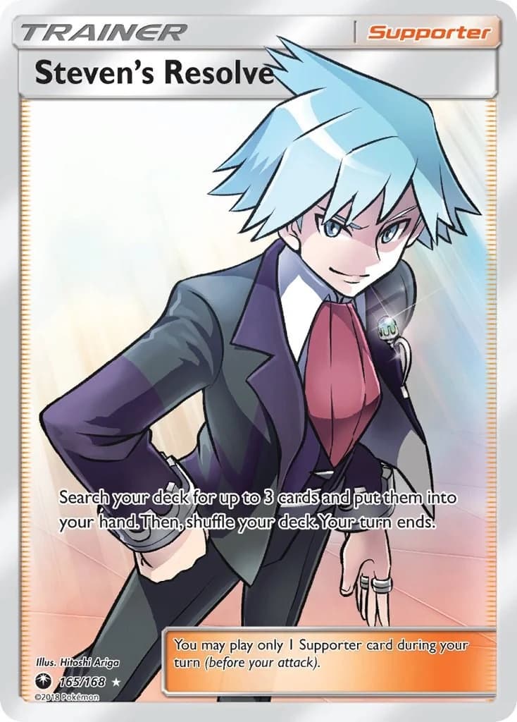 Steven's Resolve Celestial Storm 165 Pokémon card