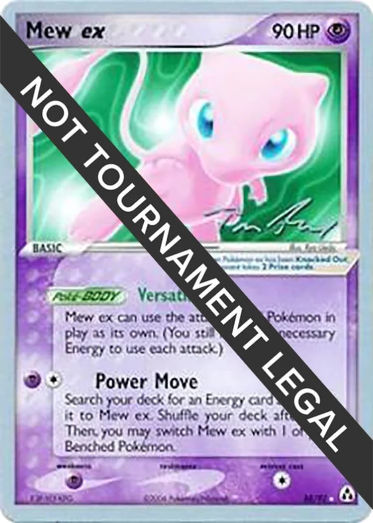 Mew Ex World Championships 2007 88 Pokémon card