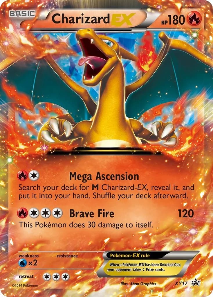 Charizard EX Promo XY17 Pokémon card