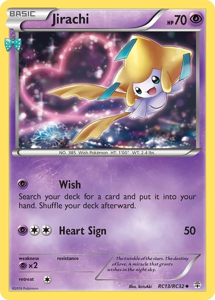 Jirachi Generations RC13 Pokémon card