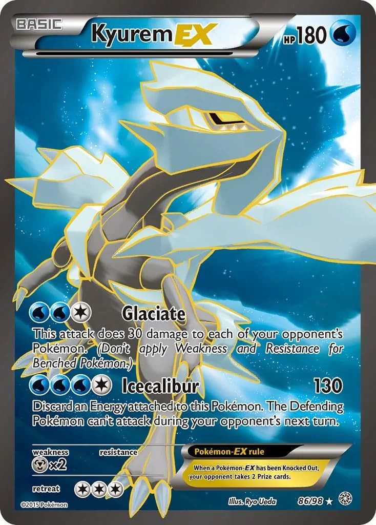 Kyurem EX Ancient Origins 86 Pokémon card