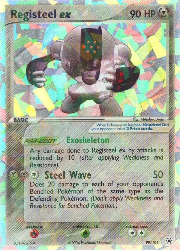Registeel EX Hidden Legends 99 Pokémon card