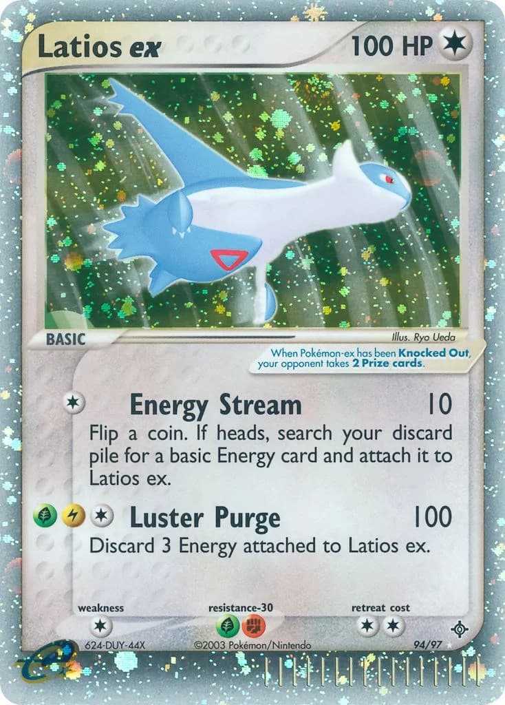 Latios EX Dragon 94 Pokémon card